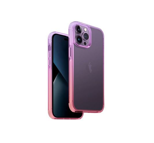 Uniq Combat Duo Apple iPhone 14 Pro Max, szilikon tok, lila/rózsaszín – a Uniq kínálatából | Domshop