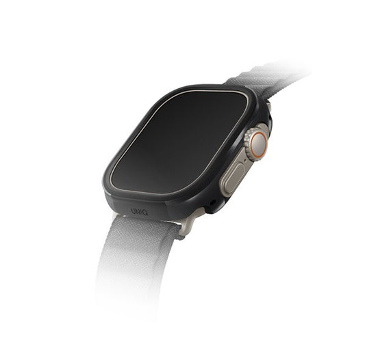 Uniq Valencia Apple Watch UItra 2/1 (49mm) aluminium tok, fekete – a Uniq kínálatából | Domshop