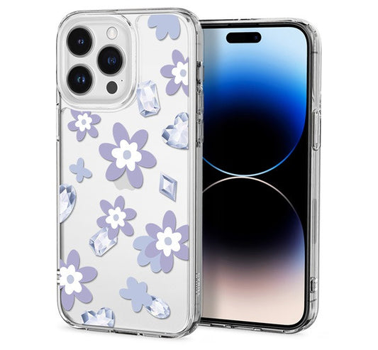 Cyrill by Spigen Apple iPhone 14 Pro tok, Cecile Crystal Garden – a Spigen kínálatából | Domshop