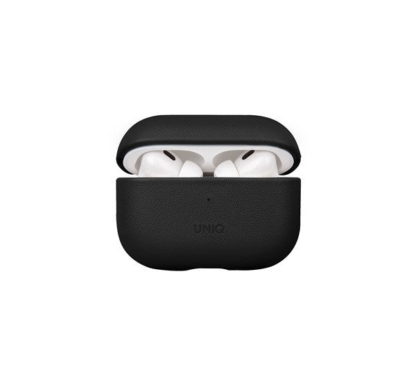 Uniq Terra Apple Airpods Pro 2 bőr tok, fekete – a Uniq kínálatából | Domshop