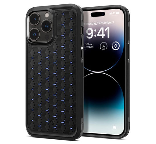 Spigen Cryo Armor Apple iPhone 14 Pro tok, Matte Black, fekete – a Spigen kínálatából | Domshop