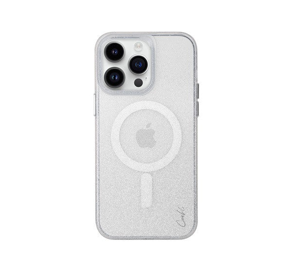 Uniq Coehl Lumino Apple iPhone 14 Pro, MagSafe szilikon tok, csillámló ezüst – iPhone 14 Pro tok a Uniq kínálatából | Domshop