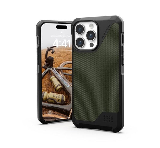 UAG Metropolis LT MagSafe Apple iPhone 15 Pro Max hátlap tok, kevlár olive – iPhone 15 Pro Max tok a UAG kínálatából | Domshop