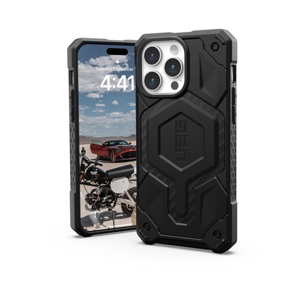 UAG Monarch Pro MagSafe Apple iPhone 15 Pro Max hátlap tok, carbon fiber – iPhone 15 Pro Max tok a UAG kínálatából | Domshop
