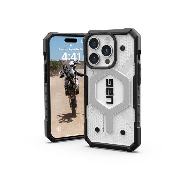 UAG Pathfinder MagSafe Apple iPhone 15 Pro hátlap tok, ice – iPhone 15 Pro tok a UAG kínálatából | Domshop