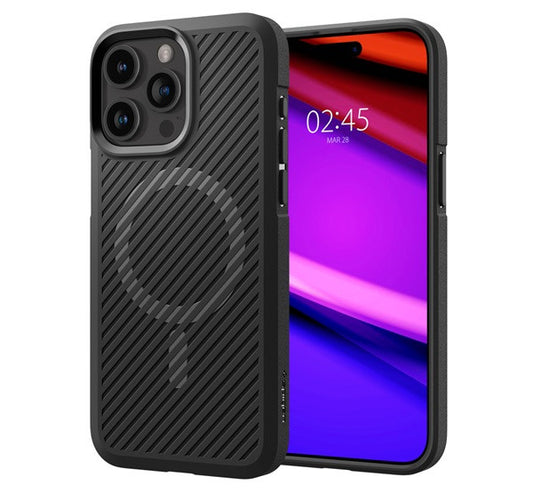 Spigen Core Armor MagFit Apple iPhone 15 Pro Max tok, Matte Black MagSafe, fekete – a Spigen kínálatából | Domshop
