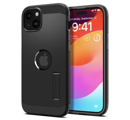 Spigen Tough Armor MagFit Apple iPhone 15 Plus tok, MagSafe, fekete – a Spigen kínálatából | Domshop