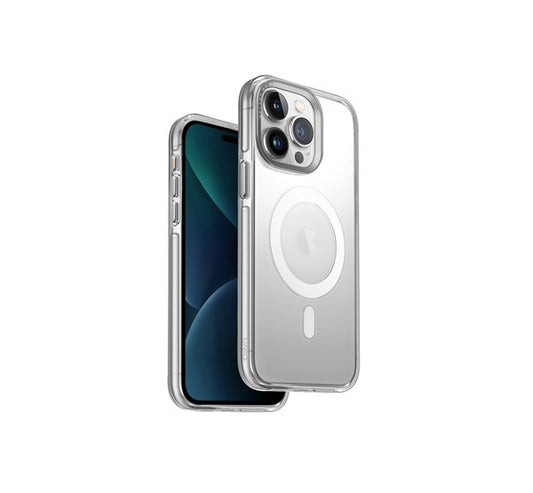 Uniq Calio Apple iPhone 15 Pro Magsafe szilikon tok, átlátszó – iPhone 15 Pro tok a Uniq kínálatából | Domshop