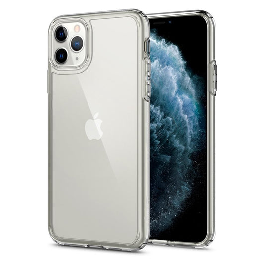 Apple iPhone 11 Pro, Műanyag hátlap védőtok + szilikon keret, Spigen Ultra Hybrid, átlátszó – iPhone 11 Pro tok a Spigen kínálatából | Domshop