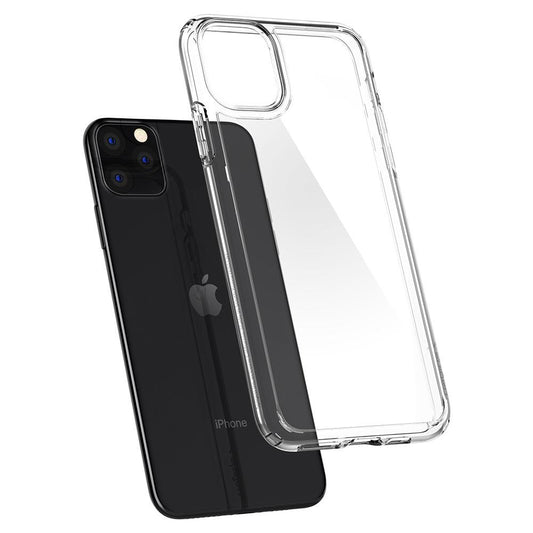 Apple iPhone 11 Pro, Műanyag hátlap védőtok + szilikon keret, Spigen Ultra Hybrid, átlátszó – iPhone 11 Pro tok a Spigen kínálatából | Domshop