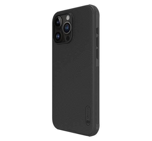 Nillkin Super Frosted Shield Pro Mágneses Apple iPhone 15 Pro Max műanyag tok, fekete – iPhone 15 Pro Max tok a Nillkin kínálatából | Domshop
