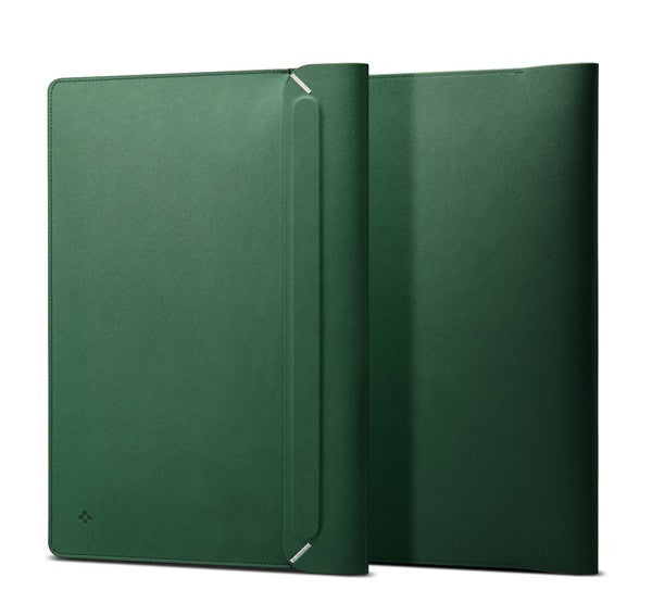 Spigen Valentinus Laptop Sleeve tok, 16", zöld – a Spigen kínálatából | Domshop
