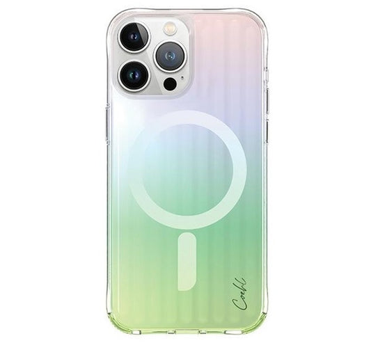 Uniq Coehl Linear Apple iPhone 15 Pro Magsafe kombatibilis tok, irizáló – iPhone 15 Pro tok a Uniq kínálatából | Domshop