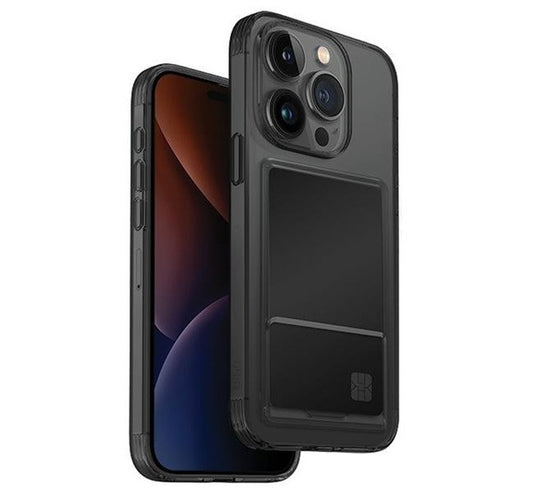 Uniq Air Fender Apple iPhone 15 Pro Max kártyatartós tok, füstszürke – iPhone 15 Pro Max tok a Uniq kínálatából | Domshop