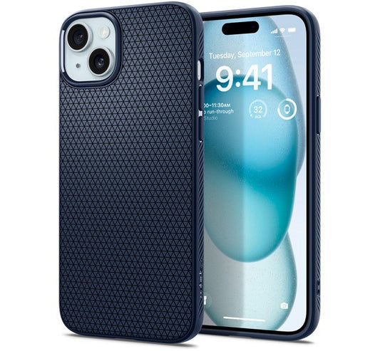 Spigen Liquid Air Apple iPhone 15 Plus tok, kék – a Spigen kínálatából | Domshop