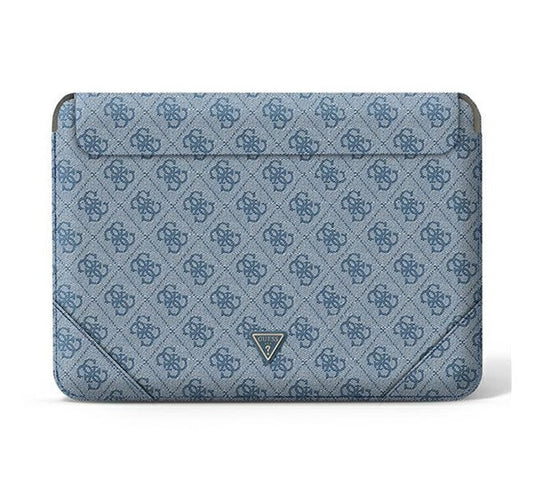 Guess Sleeve 4G Uptown Triangle Logo, GUCS14P4TB 14" laptop tok, kék – 12-14" laptop táskák a Guess kínálatából | Domshop