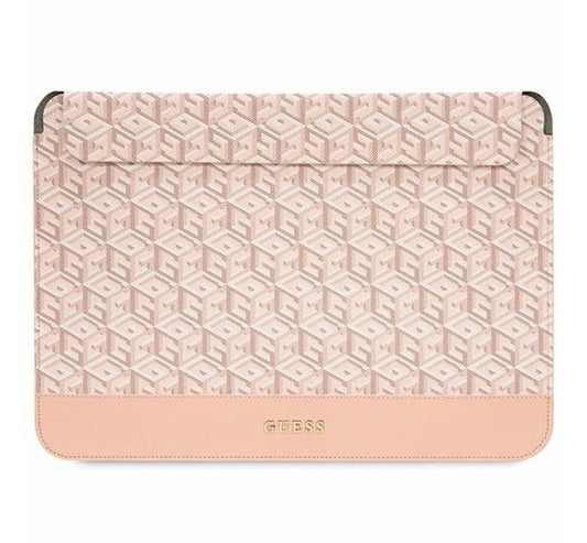 Guess Sleeve GCube Stripes, GUCS14HGCFSEP 14" laptop tok, rózsaszín – 12-14" laptop táskák a Guess kínálatából | Domshop