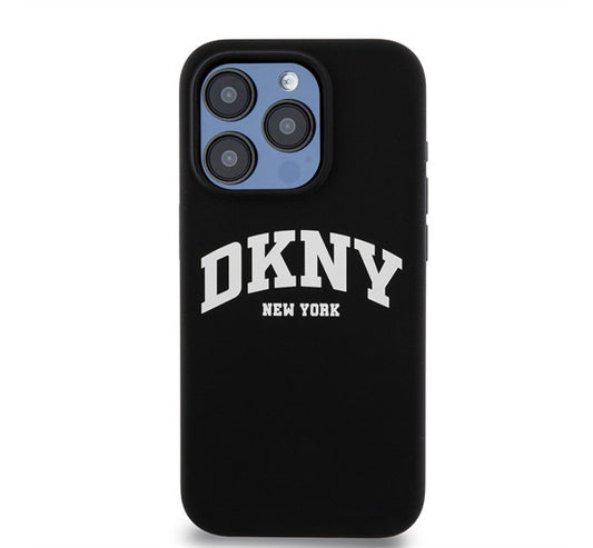 DKNY Liquid Silicone Arch Logo Apple iPhone 15 Pro Magsafe tok, fekete – a DKNY kínálatából | Domshop