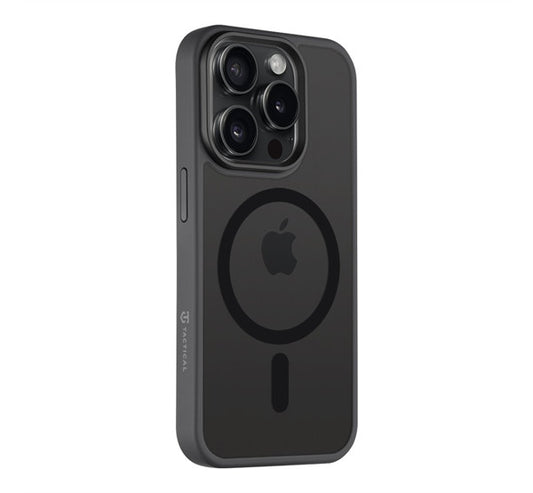 Tactical MagForce Hyperstealth Apple iPhone 15 Pro Magsafe hátlap tok, áttetsző/sötétszürke – a Tactical kínálatából | Domshop