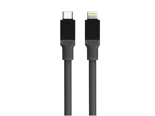 Tactical Fat Man USB-C / Lightning töltő- és adatkábel, 1m, szürke – a Tactical kínálatából | Domshop