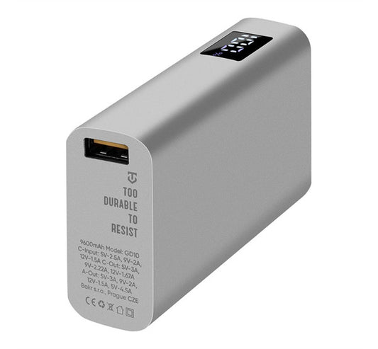 Tactical EDC Brick Power bank / külső akkumulátor / Power bank, 9600mAH, szürke