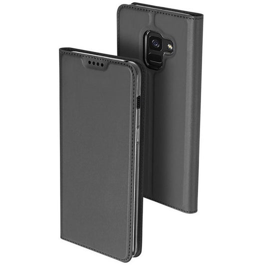 Apple iPhone 12 Pro Max, Oldalra nyíló tok, stand, Dux Ducis, sötétszürke – iPhone 12 Pro Max tok a Dux Ducis kínálatából | Domshop