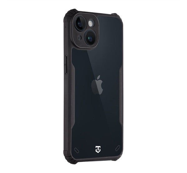 Tactical Quantum Stealth Apple iPhone 14 hátlap tok, átlátszó/fekete – iPhone 13/14 tok a Tactical kínálatából | Domshop