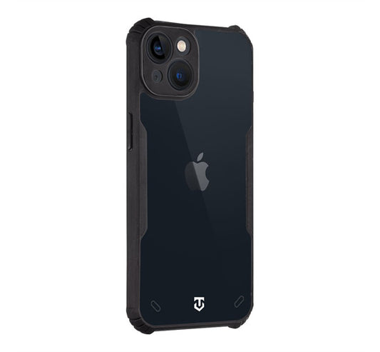 Tactical Quantum Stealth Apple iPhone 13 hátlap tok, átlátszó/fekete – iPhone 13/14 tok a Tactical kínálatából | Domshop