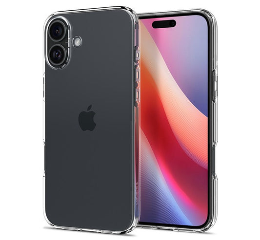 Spigen Liquid Crystal Apple iPhone 16 Plus tok, Crystal Clear, átlátszó ACS08064