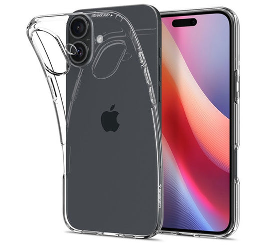 Spigen Liquid Crystal Apple iPhone 16 tok, Crystal Clear, átlátszó ACS08190