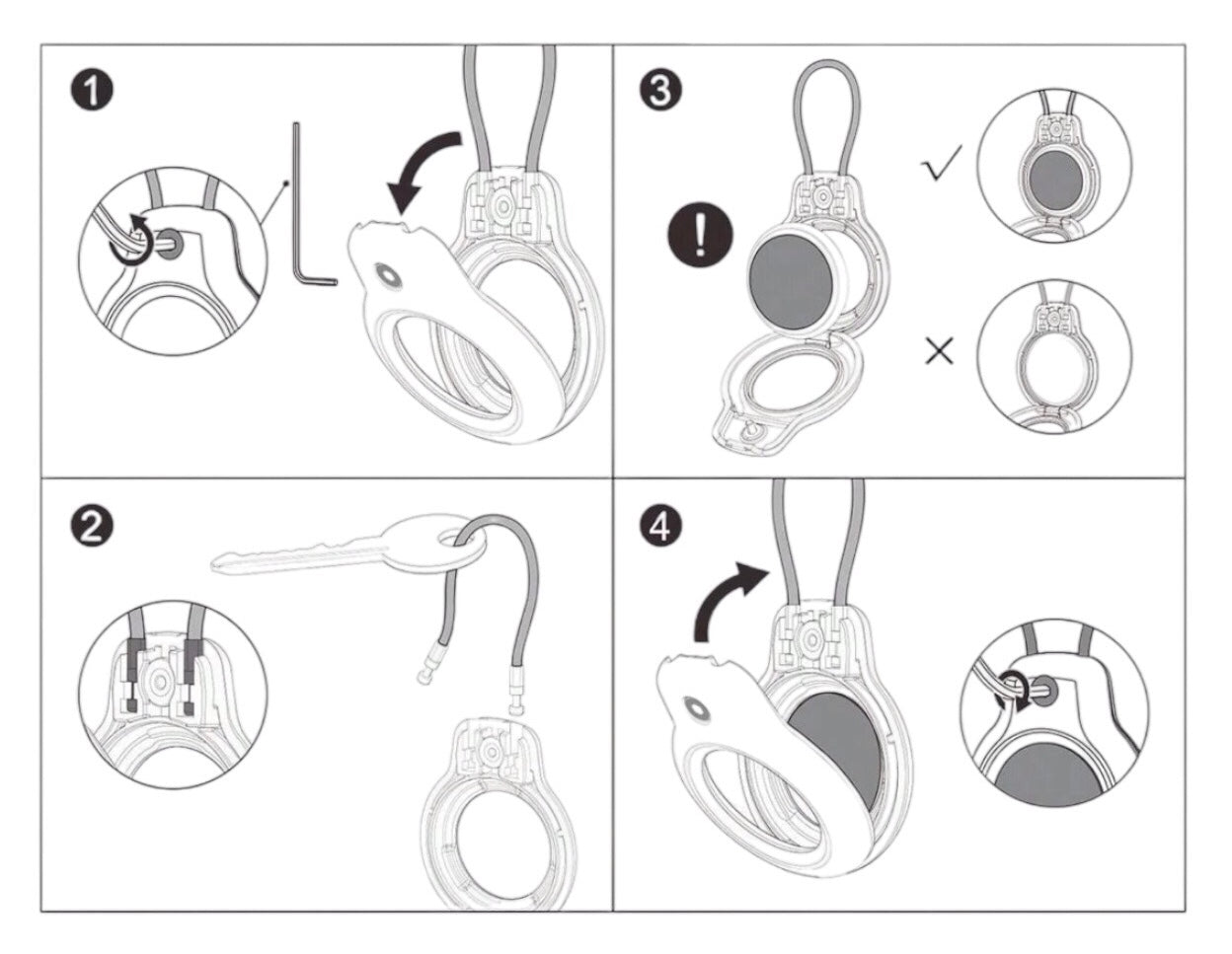 AirTag Secure Fit ütésálló műanyag védőtok -  AirTag kiegészítők - Domshop a Domshop kínálatából