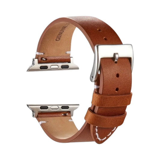 Apple Watch Csatos Bőr Szíj -  Apple Watch Bőr Szíjak - Domshop a Domshop kínálatából