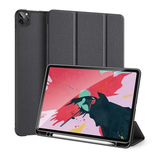 Apple iPad Pro 11 (2020 / 2021 / 2022), mappa tok, Smart Case, érintőceruza tartó, Dux Ducis Domo, fekete -  iPad Pro 11" (2020/2021/2022) tok a Domshop kínálatából