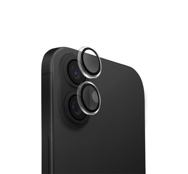 Apple iPhone 16 / 16 Plus, Kamera lencsevédő fólia, ütésálló fólia, Tempered Glass (edzett üveg), alumínium keret, Uniq Optix, Clear -   a Domshop kínálatából