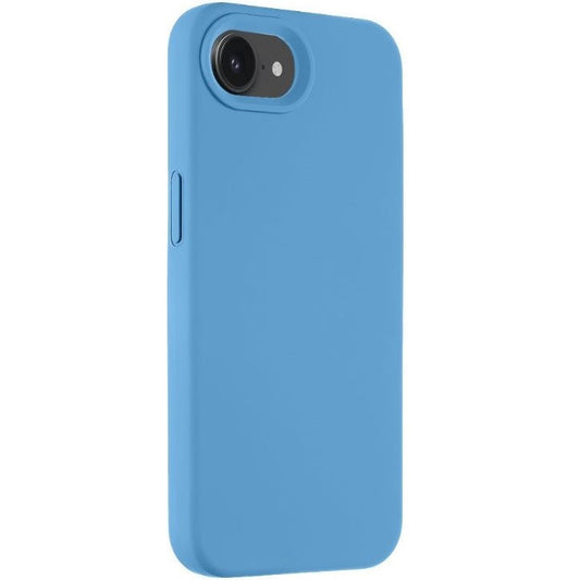 Apple iPhone 16e, Szilikon tok, mikrofiber plüss belső, Magsafe kompatibilis, Tactical MagForce Velvet Smoothie, kék -  iPhone 16e tok a Domshop kínálatából