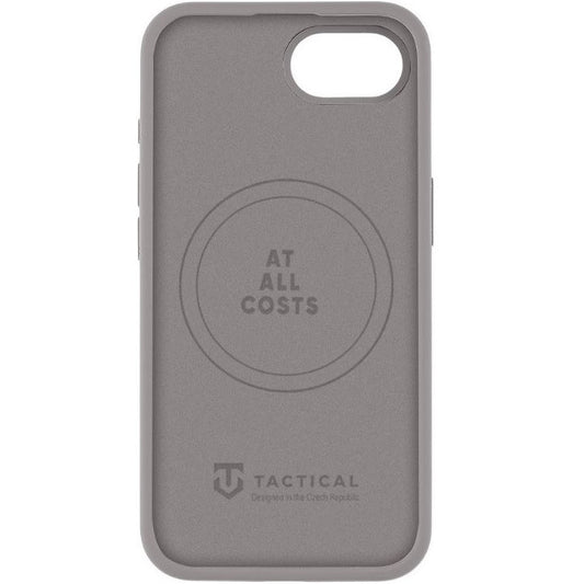 Apple iPhone 16e, Szilikon tok, mikrofiber plüss belső, Magsafe kompatibilis, Tactical MagForce Velvet Smoothie, világosszürke -  iPhone 16e tok a Domshop kínálatából