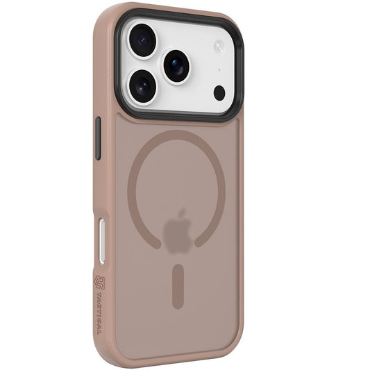 Apple iPhone 17 Pro, Műanyag hátlap védőtok + szilikon keret, közepesen ütésálló, Magsafe kompatibilis, Tactical MagForce Hyperstealth, áttetsző/barna -  iPhone 17 Pro tok a Domshop kínálatából