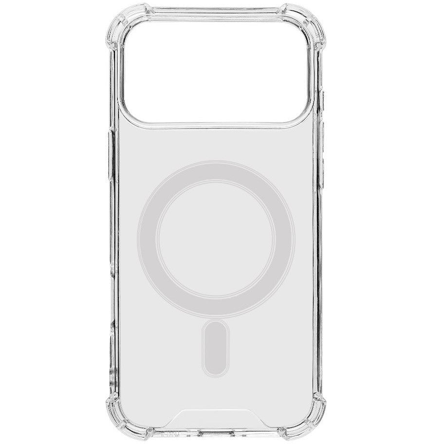 Apple iPhone 17 Pro Max, Műanyag hátlap védőtok + szilikon keret, közepesen ütésálló, Magsafe töltővel kompatibilis, Tactical MagForce Plyo, átlátszó -  iPhone 17 Pro Max tok a Domshop kínálatából