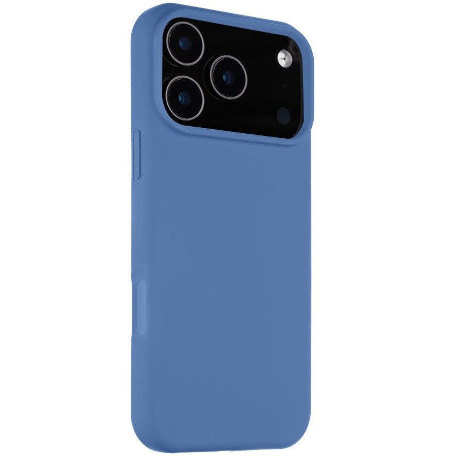 Apple iPhone 17 Pro Max, Szilikon tok, mikrofiber plüss belső, Magsafe kompatibilis, Tactical MagForce Velvet Smoothie, kék -  iPhone 17 Pro Max tok a Domshop kínálatából