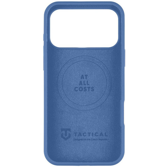 Apple iPhone 17 Pro Max, Szilikon tok, mikrofiber plüss belső, Magsafe kompatibilis, Tactical MagForce Velvet Smoothie, kék -  iPhone 17 Pro Max tok a Domshop kínálatából