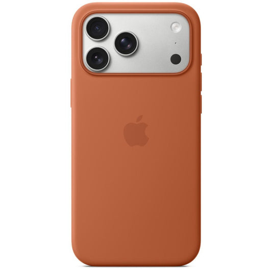 Apple iPhone 17 Pro Max gyári szilikon tok, MagSafe, terrakotta -  iPhone 17 Pro Max tok a Domshop kínálatából