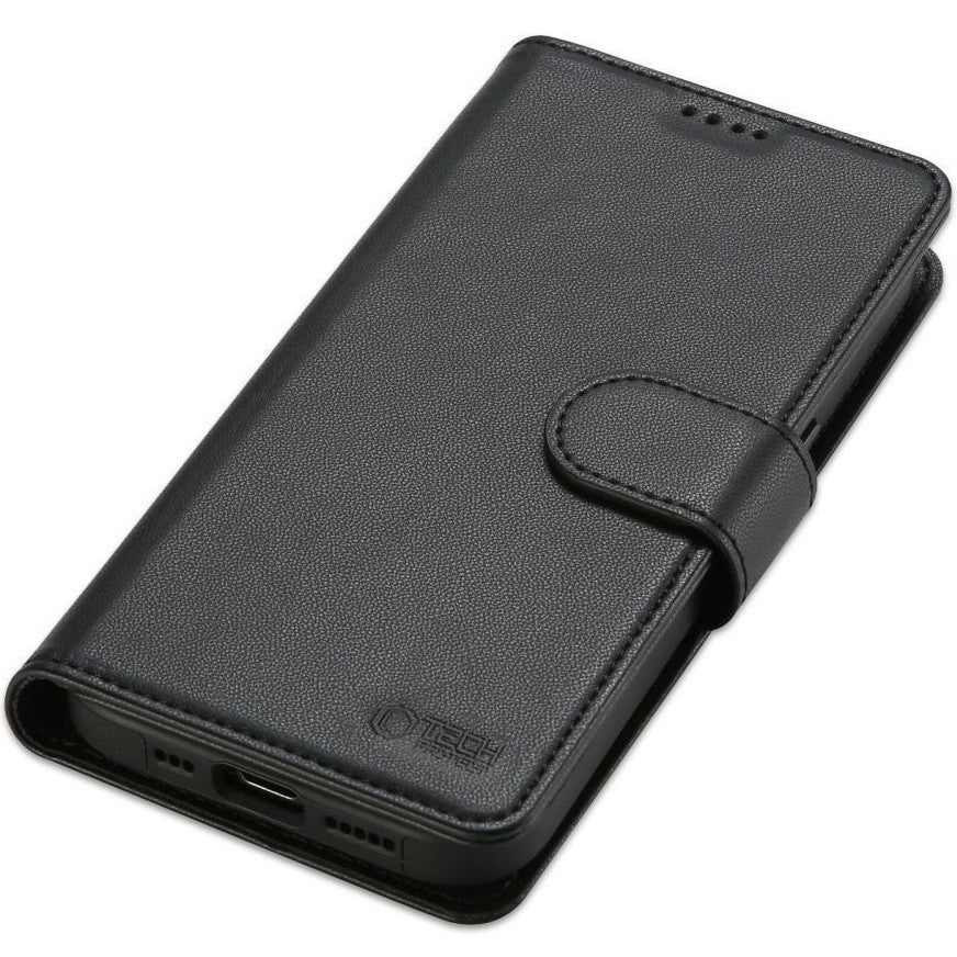 Apple iPhone 17 Pro, Oldalra nyíló tok, stand, mágnes csattal, kivehető tokkal, Magsafe töltővel kompatibilis, TP Wallett Magsafe, fekete -  iPhone 17 Pro tok a Domshop kínálatából