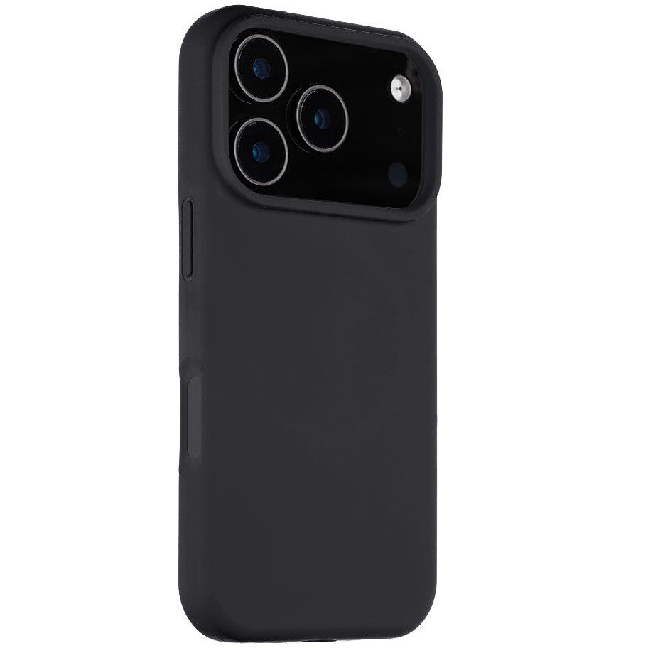 Apple iPhone 17 Pro, Szilikon tok, mikrofiber plüss belső, Magsafe kompatibilis, Tactical MagForce Velvet Smoothie, fekete -  iPhone 17 Pro tok a Domshop kínálatából