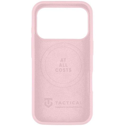 Apple iPhone 17 Pro, Szilikon tok, mikrofiber plüss belső, Magsafe kompatibilis, Tactical MagForce Velvet Smoothie, rózsaszín -  iPhone 17 Pro tok a Domshop kínálatából