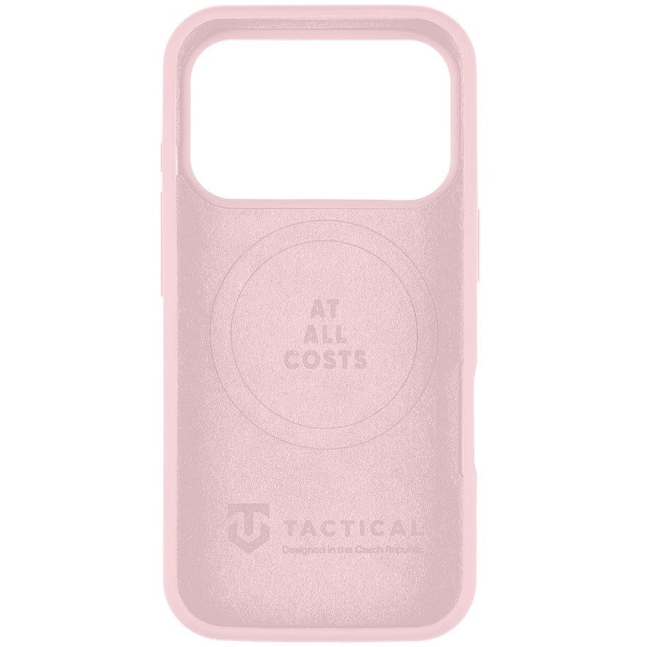 Apple iPhone 17 Pro, Szilikon tok, mikrofiber plüss belső, Magsafe kompatibilis, Tactical MagForce Velvet Smoothie, rózsaszín