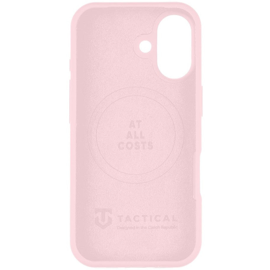 Apple iPhone 17, Szilikon tok, mikrofiber plüss belső, Magsafe kompatibilis, Tactical MagForce Velvet Smoothie, rózsaszín -  iPhone 17 tok a Domshop kínálatából
