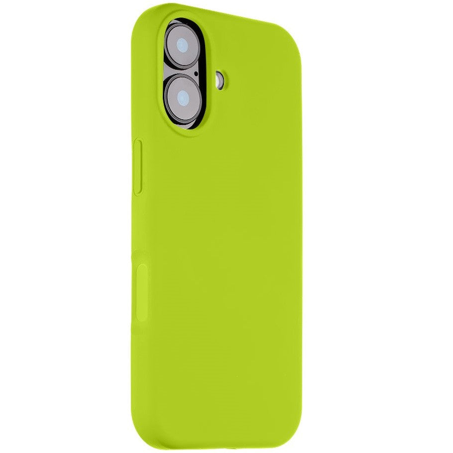 Apple iPhone 17, Szilikon tok, mikrofiber plüss belső, Magsafe kompatibilis, Tactical MagForce Velvet Smoothie, világoszöld -  iPhone 17 tok a Domshop kínálatából