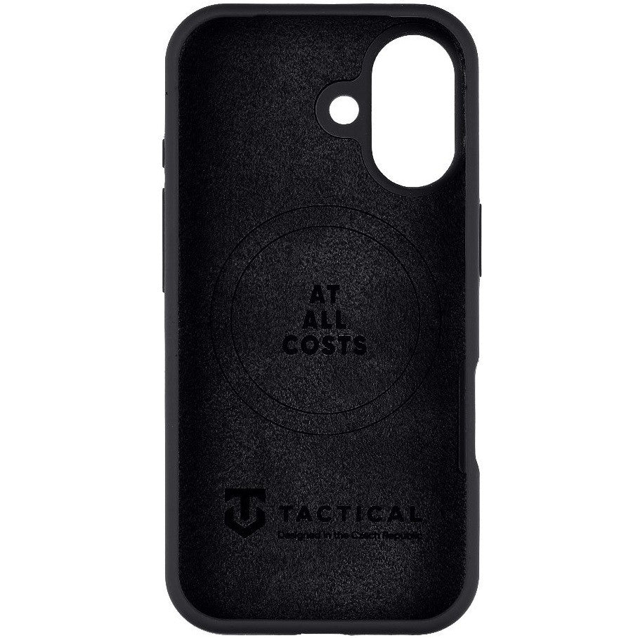 Apple iPhone 17, Szilikon tok, mikrofiber plüss belső, Magsafe kompatibilis, térkép minta, Tactical MagForce Beaver, sötétszürke -  iPhone 17 tok a Domshop kínálatából