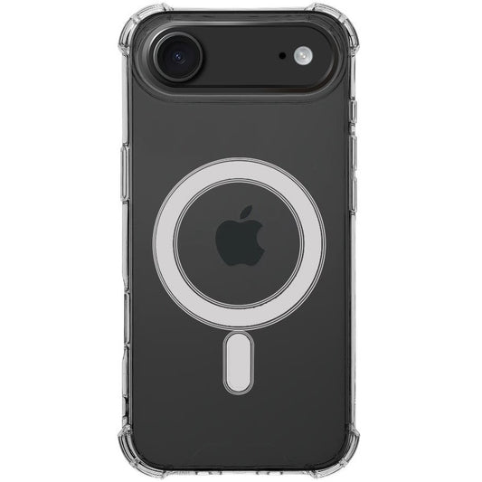 Apple iPhone Air (2025), Műanyag hátlap védőtok + szilikon keret, közepesen ütésálló, Magsafe töltővel kompatibilis, Tactical MagForce Plyo, átlátszó -  iPhone 17 Air tok a Domshop kínálatából