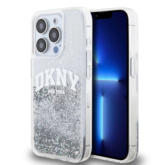 DKNY Liquid Glitter Arch Logo tok iPhone 14 Pro készülékhez átlátszó -  iPhone 14 Pro tok a Domshop kínálatából